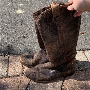 Frye Melissa button boots